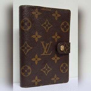 LOUIS VUITTON Small LV Monogram Agenda VINTAGE Collectors Item